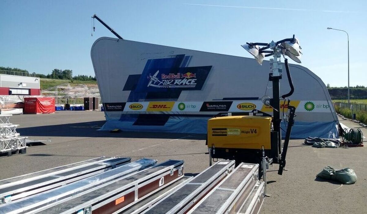 Осветительная мачта Atlas Copco HiLight V4, б/у
